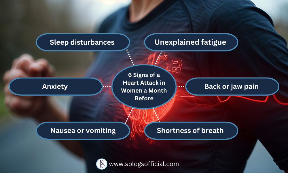 6 Signs of a Cardiac arrest in Women a Month Before