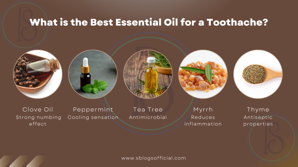 what is the best essential oil for a toothache?