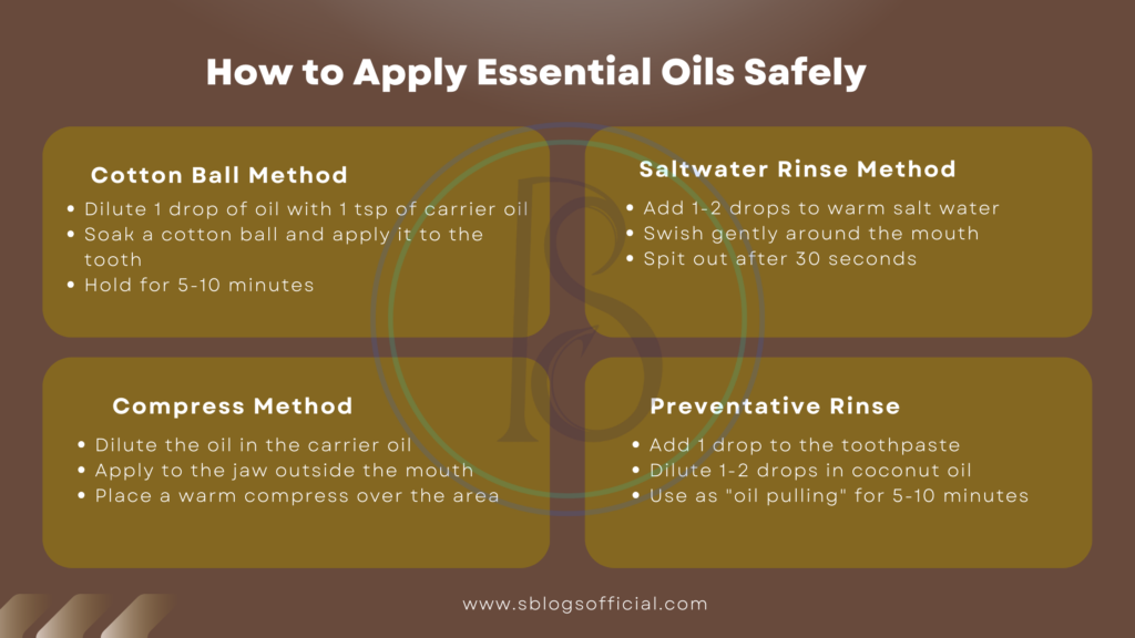 How to apply essential oils safely