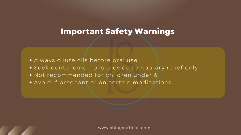 What is the Best Essential Oil for a Toothache? Natural Relief When You Need It Most | Tips
