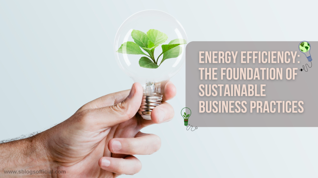 Energy Efficiency: The Foundation of Sustainable Business Practices