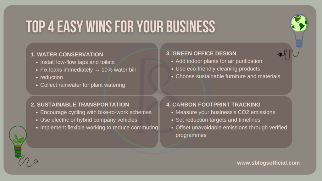 Sustainable Business Practices: Top 4 Easy Wins for your Business