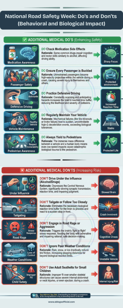 National Road Safety Week: Do's and Don'ts