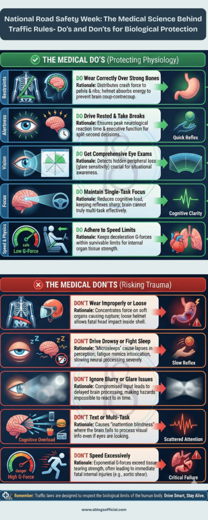 National Road Safety Week: The Medical Science Behind Traffic Rules - Do's and Don'ts