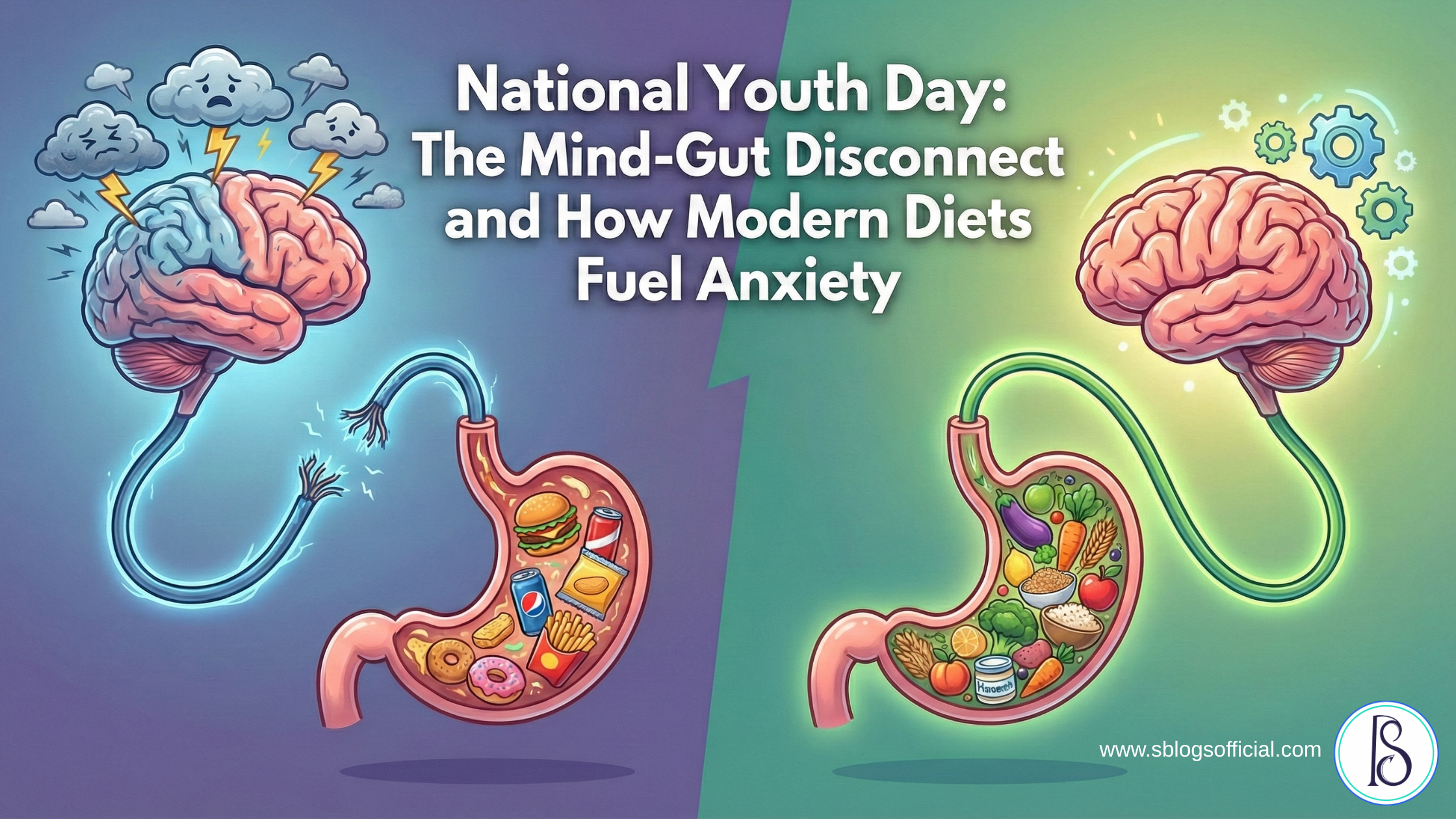 National Youth Day: The Mind-Gut Disconnect and How Modern Diets Fuel Anxiety